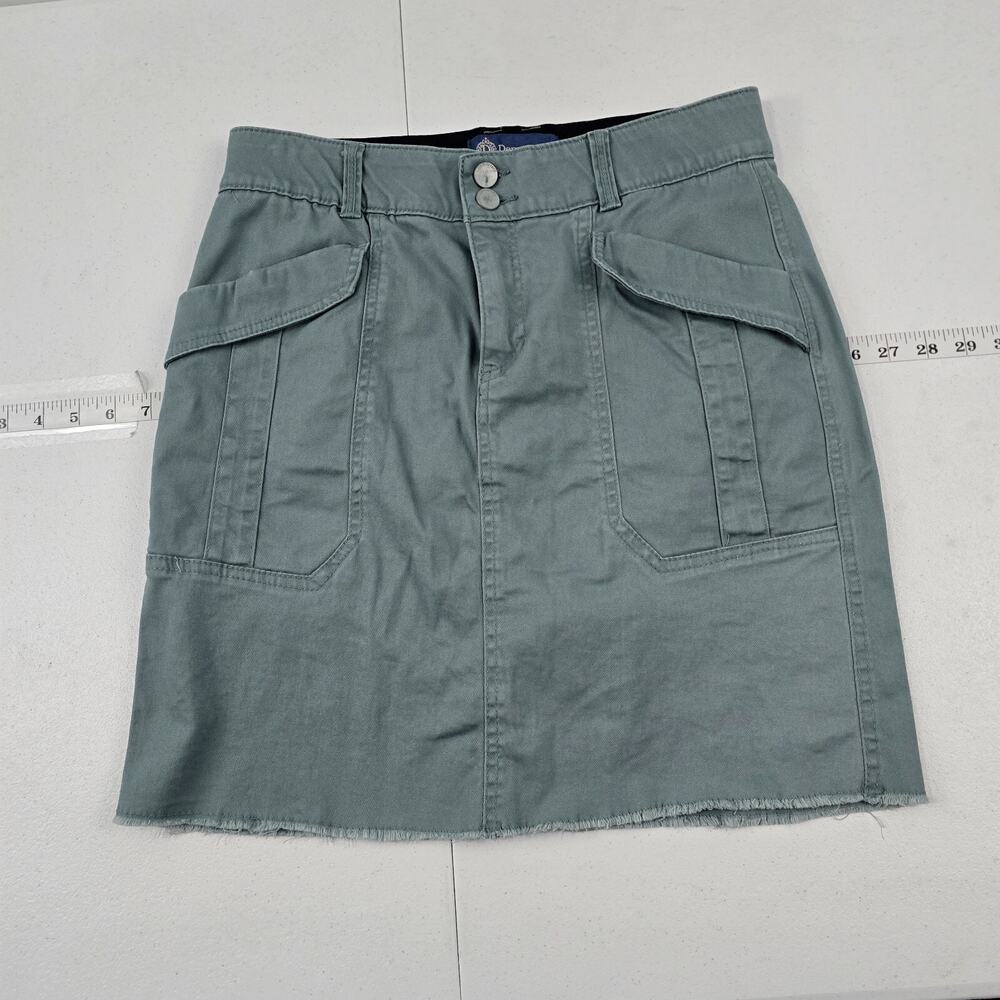 Democracy Sage Green Cargo Pocket Midi Skirt